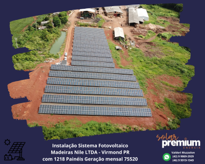 Inaugura nesta segunda-feira (5) em Laranjeiras do Sul a Solar Premium Energia 
